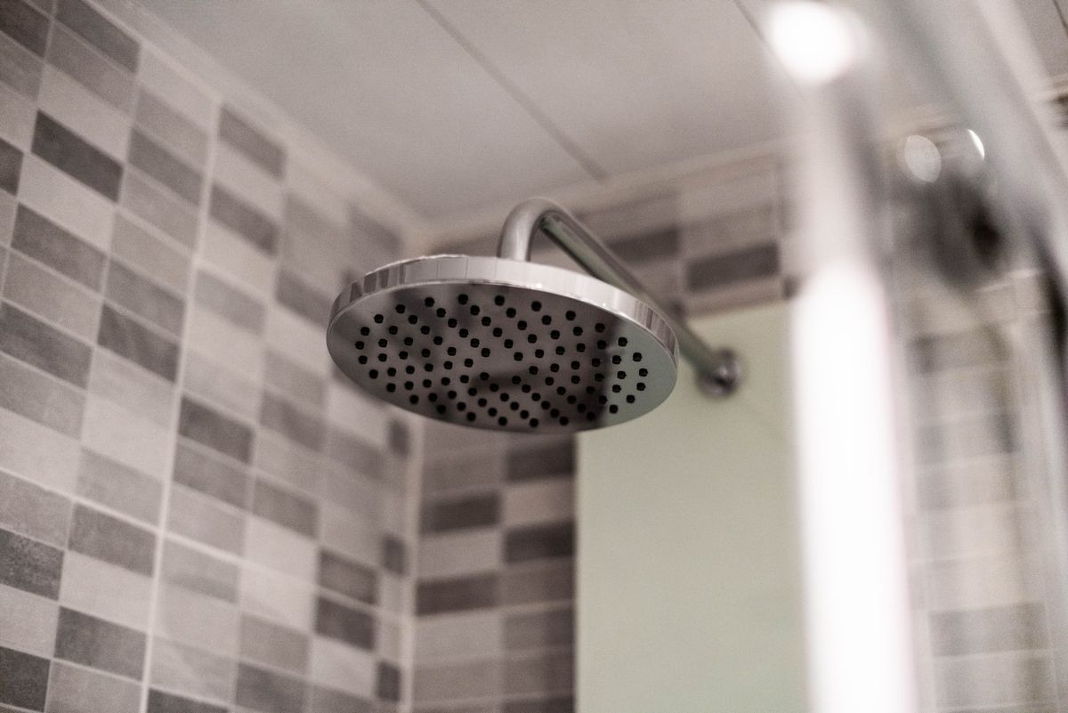 A photo of a shower